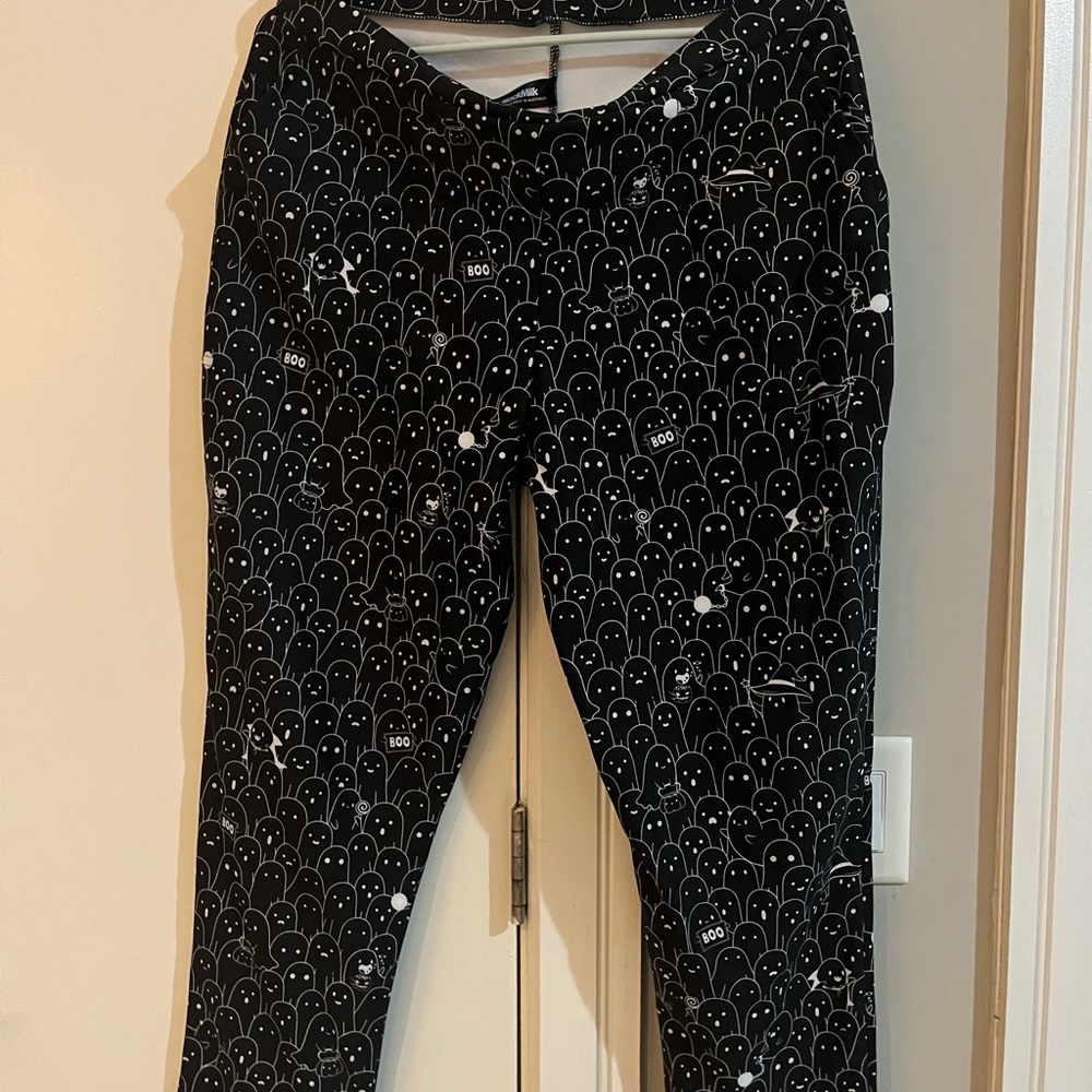 Blackmilk Spooky Ghost Black Leggings